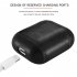 Black Genuine Leather Anti drop Shockproof Protective Case for Apple AirPod Earphone