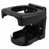 Black Plastic Folding Vehicle Mounted Cup Holder Bottle Stand for Car Truck Tractor