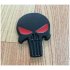 Black Skull Punisher Car Styling Emblem Decal Badge Sticker Metal
