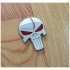 Black Skull Punisher Car Styling Emblem Decal Badge Sticker Metal
