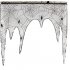 Black Spider Web Lace Fireplace Stove Cloth Cover for Halloween Ghost Festival Party 105x107cm black 105x107