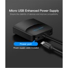 Black VGA to HDMI Converter with Audio HD Adapter Cable Computer TV Projector Video Adapter ABS 0.5m