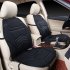 Black Wave Universal Car Van Heated  Cushion
