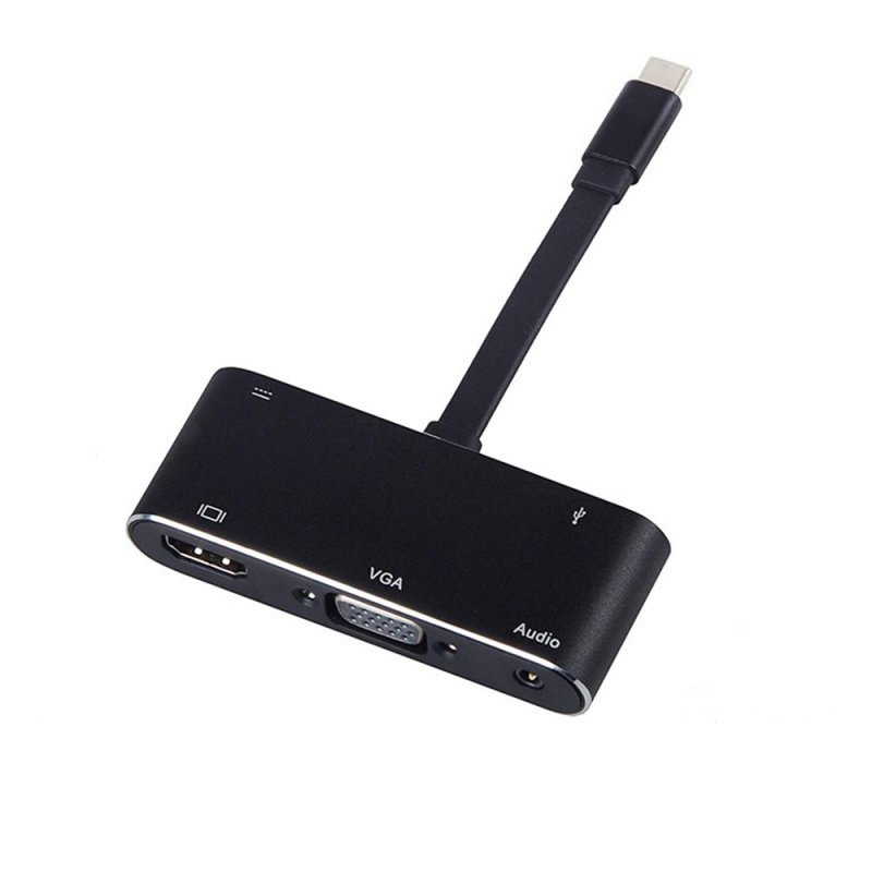 USB C to HDMI Adapter 4K 5 in 1 Type-C to HDM