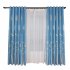 Blackout Curtain Panels For Bedroom Drapes With Hanging Holes 1 2 5m High blue