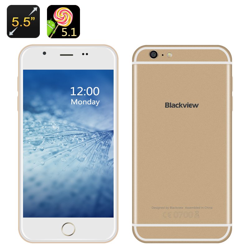 Blackview Android 5.1 Smartphone (Gold)
