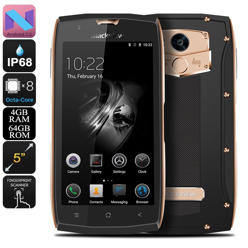 Blackview 7000 Pro Android Phone (Gold)