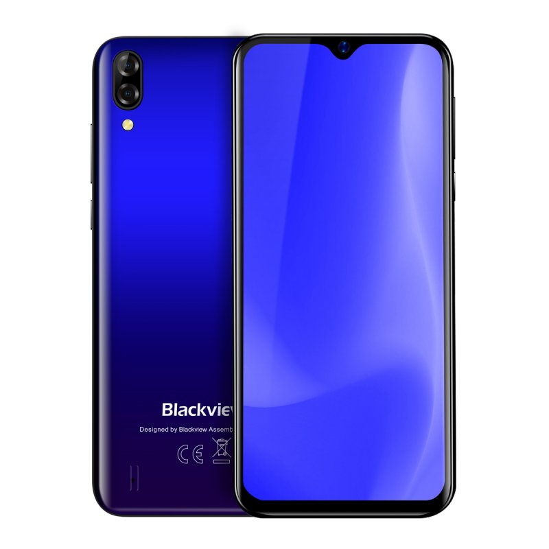 Blackview A60 Android 8.1 Smartphone 6.1 inch Quad Core 1GB RAM 16GB ROM 4080mAh Blue