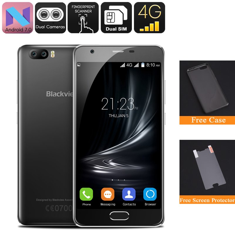 Blackview A9 Pro Android Phone (Black)