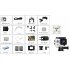 Blackview Wi Fi 2K Sports Action Camera uses a 170 degree angle lens and Sony IMX206 F2 4 sensor for stunning 16MP shots and 2K video recording