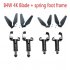 Blade Spring Foot For Bugs 4W B4W 4K Folding Drone Remote Control Airplane Accessory Landing Gear Blade   spring foot