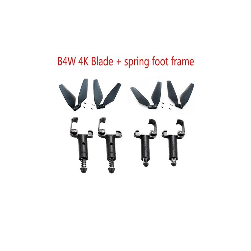 Blade Spring Foot For Bugs 4W B4W 4K Folding Drone Remote Control Airplane Accessory Landing Gear Blade + spring foot