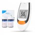 Blood Glucose Meter Glucometer Hd Lcd Digital Display Blood Sugar Test Kit Home Precision Measuring Instrument Meter   50 Strips   50 Lancets