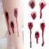 Bloody Scar Temporary Tattoos Bleeding Wound Waterproof Tattoo Stickers for Cosplay Costume or Halloween Party 105   60mm