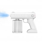 Blue Disinfection Sprayer 1200 Mah Ultra Long Jet Distance Spray Device White