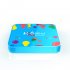 Blue H96 Mini H6 TV BOX Network Player Android 9 0 4GB 128GB 6K TV Box with Remote Control blue