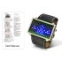 Blue LED stylish watch with futuristic and funky design and guaranteed to be fun for you or your children 