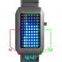 Blue LED watch from the future which articulates the essence of cool by revolutionizing how we tell time 