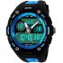 Blue Strap Blue Big Face Tactical Digital Mens Watches