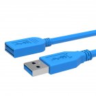 Blue USB 3 0 Extension Line Male To Female Quick Speed Cable Connector for USB Thumb Drives Keyboard Mouse 0 3 m
