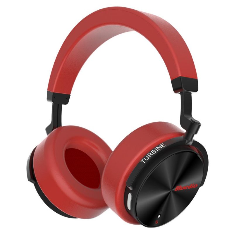 Bluedio T5S Bluetooth Headphones - Red