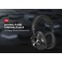 Bluedio T6 Active Noise Cancelling Headphones Wireless Bluetooth Headset with Microphone for Phones   Black