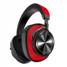 Bluedio T6 Active Noise Cancelling Headphones Wireless Bluetooth Headset with Microphone for Phones   Red