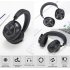 Bluedio T6S Bluetooth Headphones Active Noise Cancelling Wireless Headset for Phones and Music with Voice Control   Black