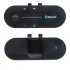 Bluetooth 4 0 Receiver Hands free Car Kit Sun Visor Clip Audio Adapter Wireless Speakerphone Auto Stereo Mp3 Player black