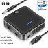 Bluetooth 5 0 Audio Transmitter Receiver CSR8675 Aptx HD Adapter Optical Toslink 3 5mm AUX SPDIF for Car TV Headphones  black