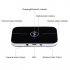 Bluetooth 5 0 Audio Receiver Transmitter 2 IN 1 RCA 3 5MM 3 5 AUX Jack USB Stereo Music Wire black