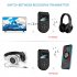 Bluetooth 5 0 Audio Receiver Transmitter with LCD Display Mic Handfrees Calling 3 5mm AUX Stereo Wireless Adapter black