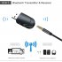 Bluetooth 5 0 Audio Receiver Transmitter Mini Stereo Bluetooth USB 3 5mm Jack For TV PC Car Kit Wireless Adapter black