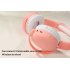 Bluetooth 5 0 Headphone Cute Cat Ears Wireless Folding Earphones Stereo Noise Reduction Children Headset with Mic for Adult Cat ears  white 