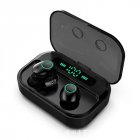 Bluetooth 5.0 Headset TWS Wireless <span style='color:#F7840C'>Earphones</span> Mini Earbuds Stereo Headphones Wireless <span style='color:#F7840C'>Earphones</span> black