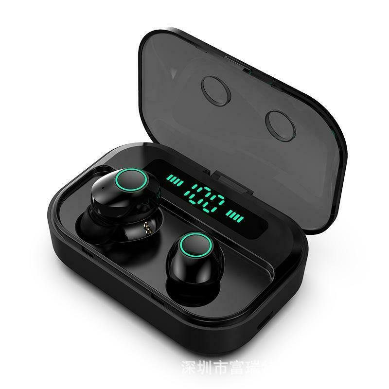Bluetooth 5.0 Headset TWS Wireless Earphones Mini Earbuds Stereo Headphones Wireless Earphones black
