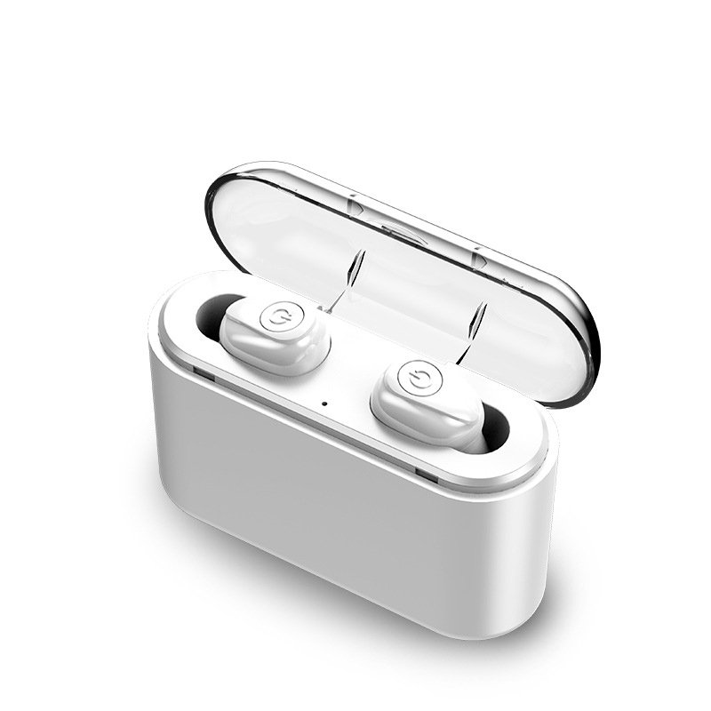 Bluetooth 5.0 IPX7 Waterproof Headset TWS Wireless Earphones Mini Earbuds Stereo Headphones  white