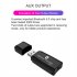 Bluetooth 5 0 Speaker Amplifier TV USB Computer AUX Audio Adapter black