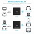 Bluetooth 5 0 Wireless 2 in 1 Transmitter Receiver Audio Adapter black