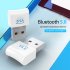 Bluetooth Adapter Wireless USB Bluetooth 5 0 Dongle for PC Computer Laptop Music Audio Bluetooth Receiver Transmitter white
