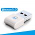 Bluetooth Adapter Wireless USB Bluetooth 5 0 Dongle for PC Computer Laptop Music Audio Bluetooth Receiver Transmitter white