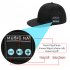 Bluetooth Audio Hat Headset Outdoor Wireless Bluetooth Binaural Speakers Sun Hat YX2 Volcano Black