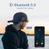 Bluetooth Audio Hat Headset Outdoor Wireless Bluetooth Binaural Speakers Sun Hat YX2 gray