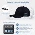 Bluetooth Audio Hat Headset Outdoor Wireless Bluetooth Binaural Speakers Sun Hat YX2 gray
