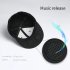 Bluetooth Audio Hat Headset Outdoor Wireless Bluetooth Binaural Speakers Sun Hat YX2 gray