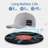 Bluetooth Audio Hat Headset Outdoor Wireless Bluetooth Binaural Speakers Sun Hat YX2 gray
