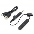 Bluetooth Cable for QC15 Earphones Headphones Bluetooth Audio Adapter Receiver Connection Cable black
