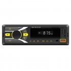 Bluetooth Car Fm Radio Rca Audio Subwoofer Sound Source Copy U Disk Card Reader Usb Mp3 Player black yellow