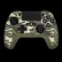 Bluetooth Controller Compatible for Ps4 Game Console Gyroscope Game Handle with Rgb Crack Light White