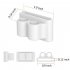 Bluetooth Earphone Fixed Band Shock Resistant Silicone Holder for Apple AirPods white